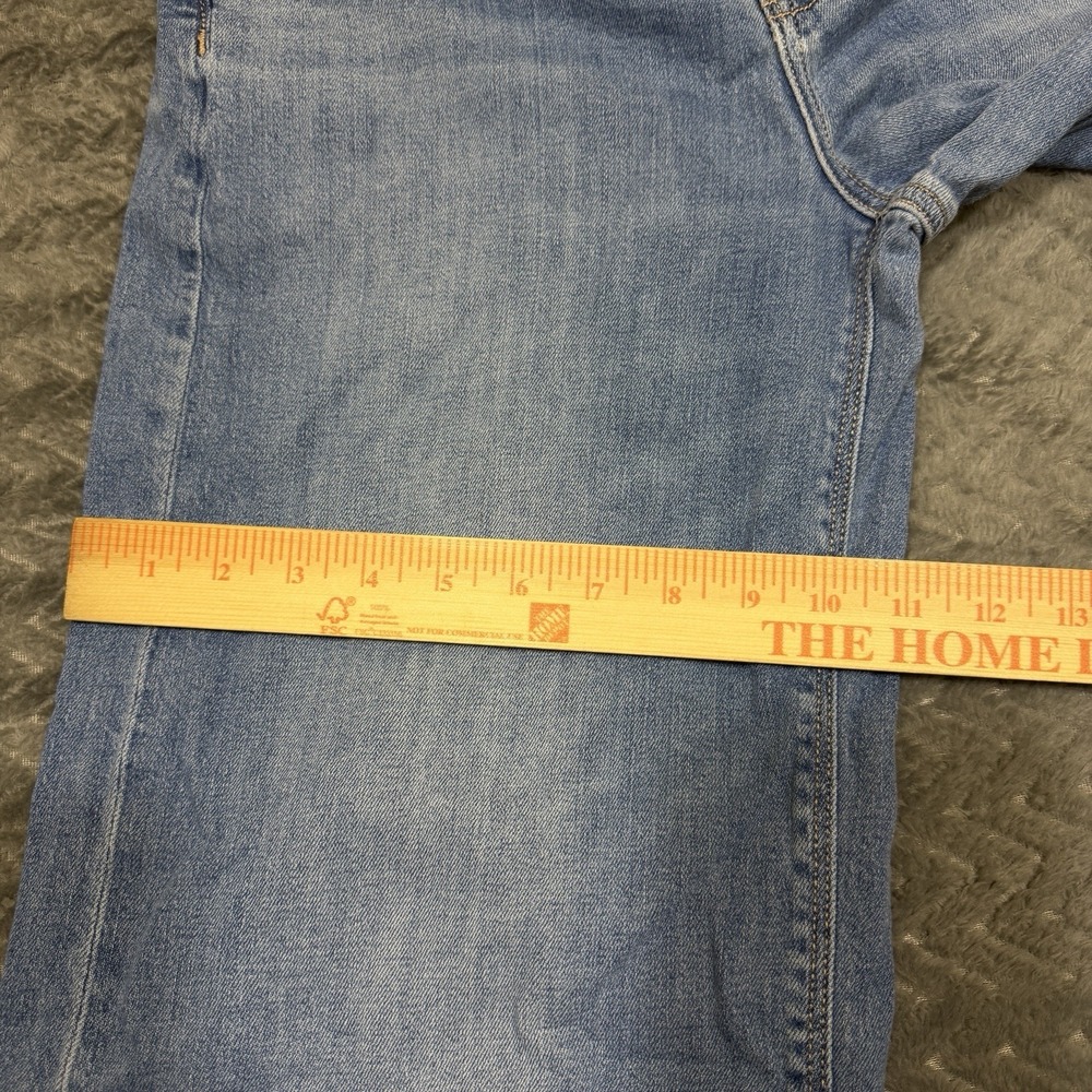 American Eagle Womens Size 6 Short Medium Super High Rise Baggy Wide Leg Jeans - Picture 11 of 16